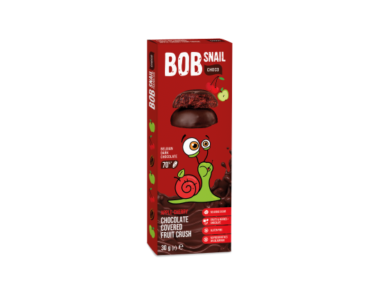 APPLE-CHERRY FRUIT CRUSH IN DARK CHOCOLATE