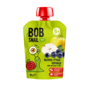 Дитяче пюре “Яблуко-Груша-Чорниця” для дітей від 6 місяців 90г