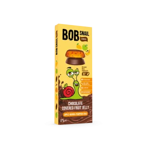 Фруктово-овочевий мармелад “Яблуко-Манго-Гарбуз-Чіа” в молочному шоколаді 27г